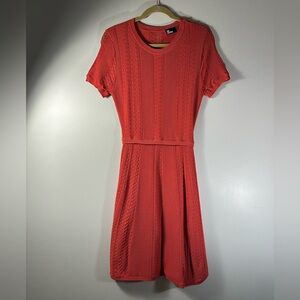 NWT The Kooples French Brand Dark Coral Dress Size FR 3 (read below)